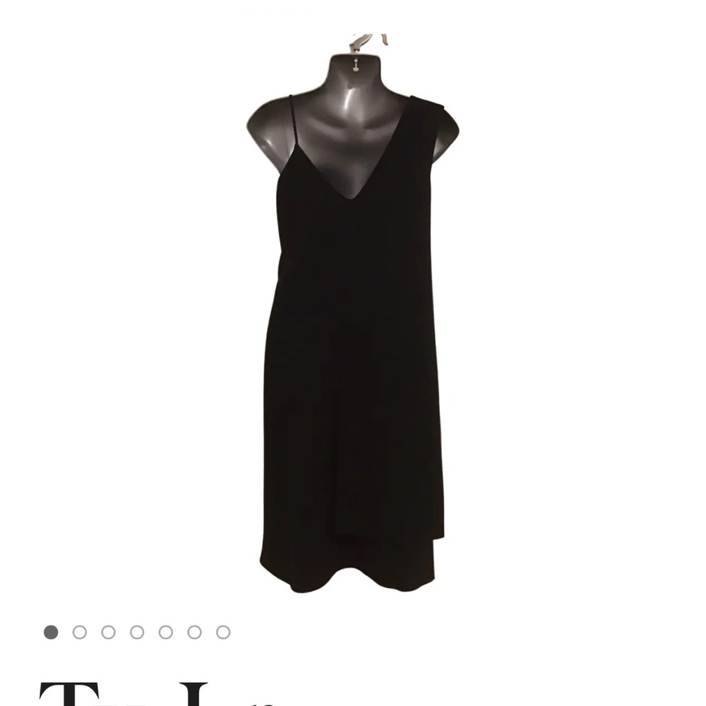 TY-LR asymmetrical mid length dress